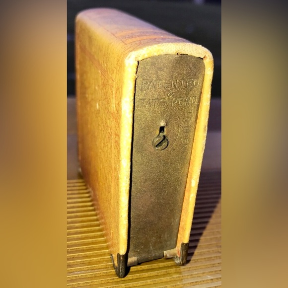 Vintage 1935 Figural Scrappy Bank Money Saver Thrift Book COIN BANK - Picture 3 of 6
